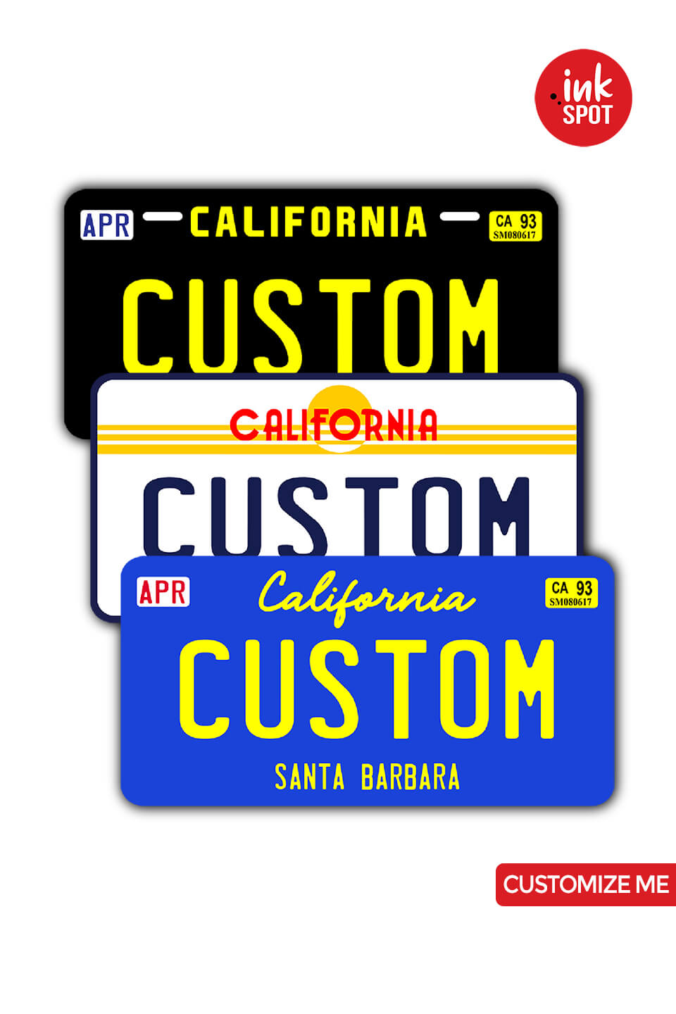 Custom California License Plate - Laserx Engraving